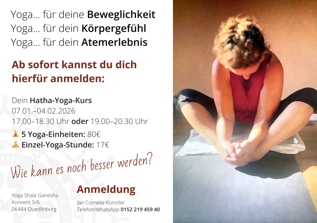 Yoga-Termine 07.01.-04.02.2026